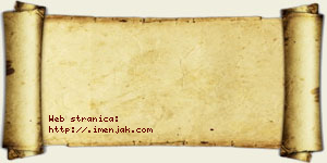 Josip Bzenić vizit kartica